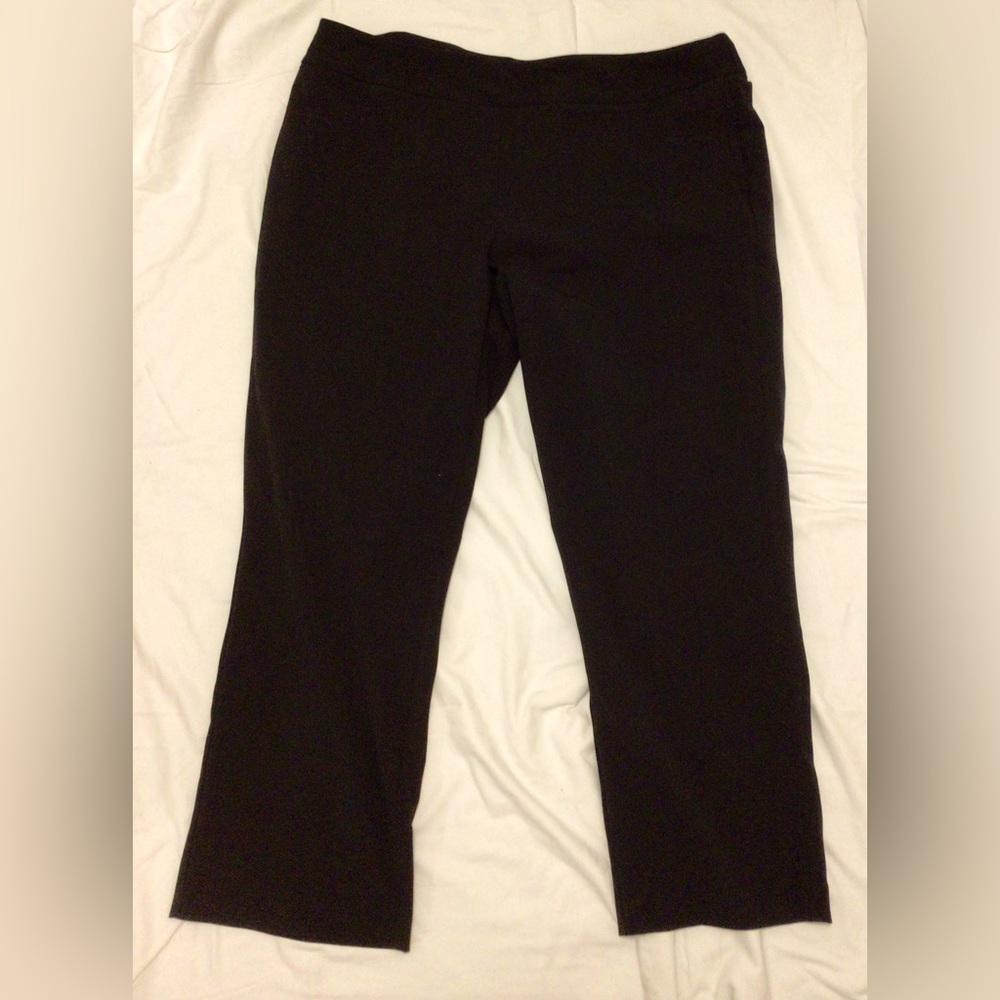 Black pull on dress pants